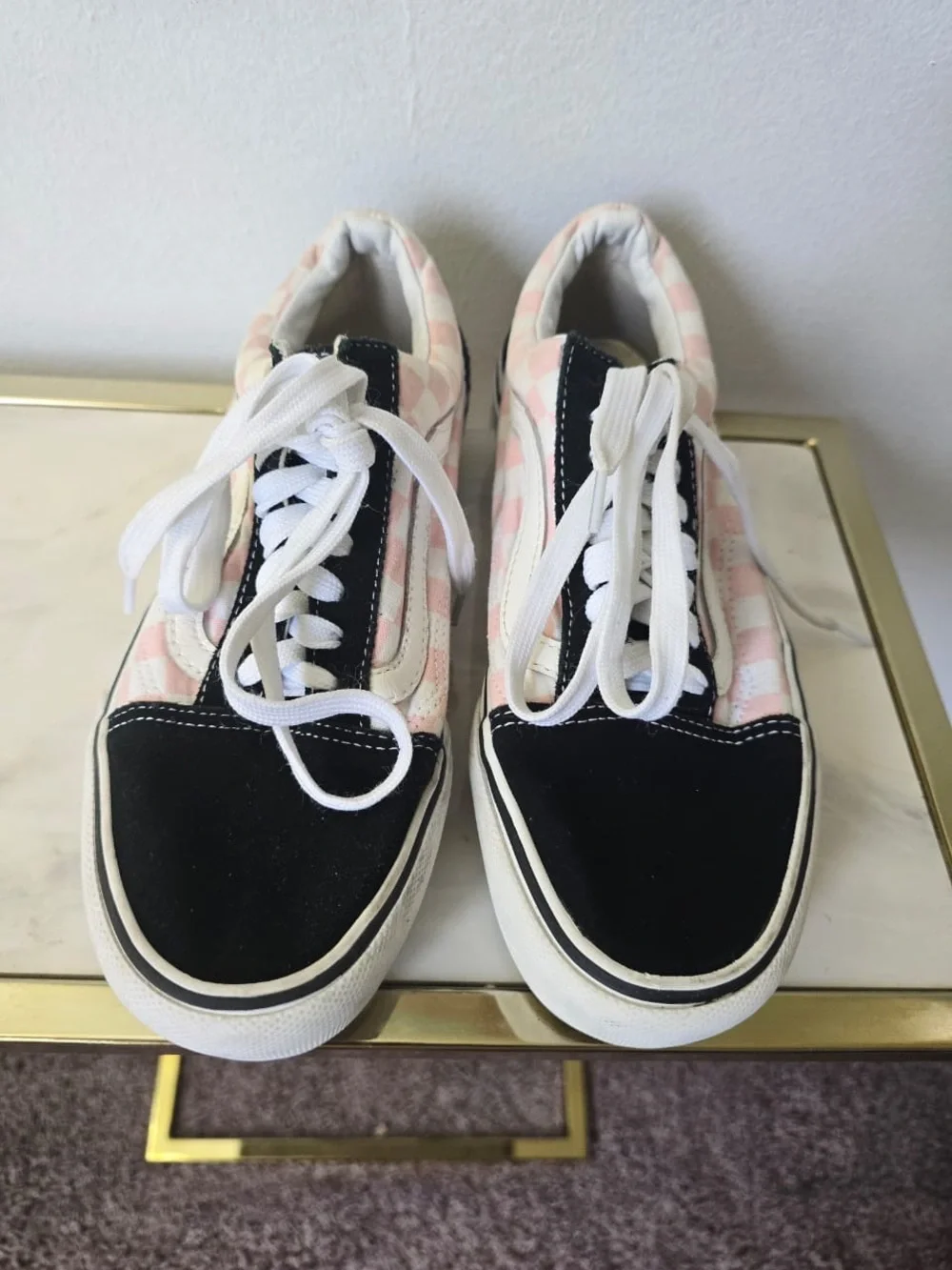 Vans Unisex Checkered Old Skool Platform sneakers US Size W- 8.5 M- 7